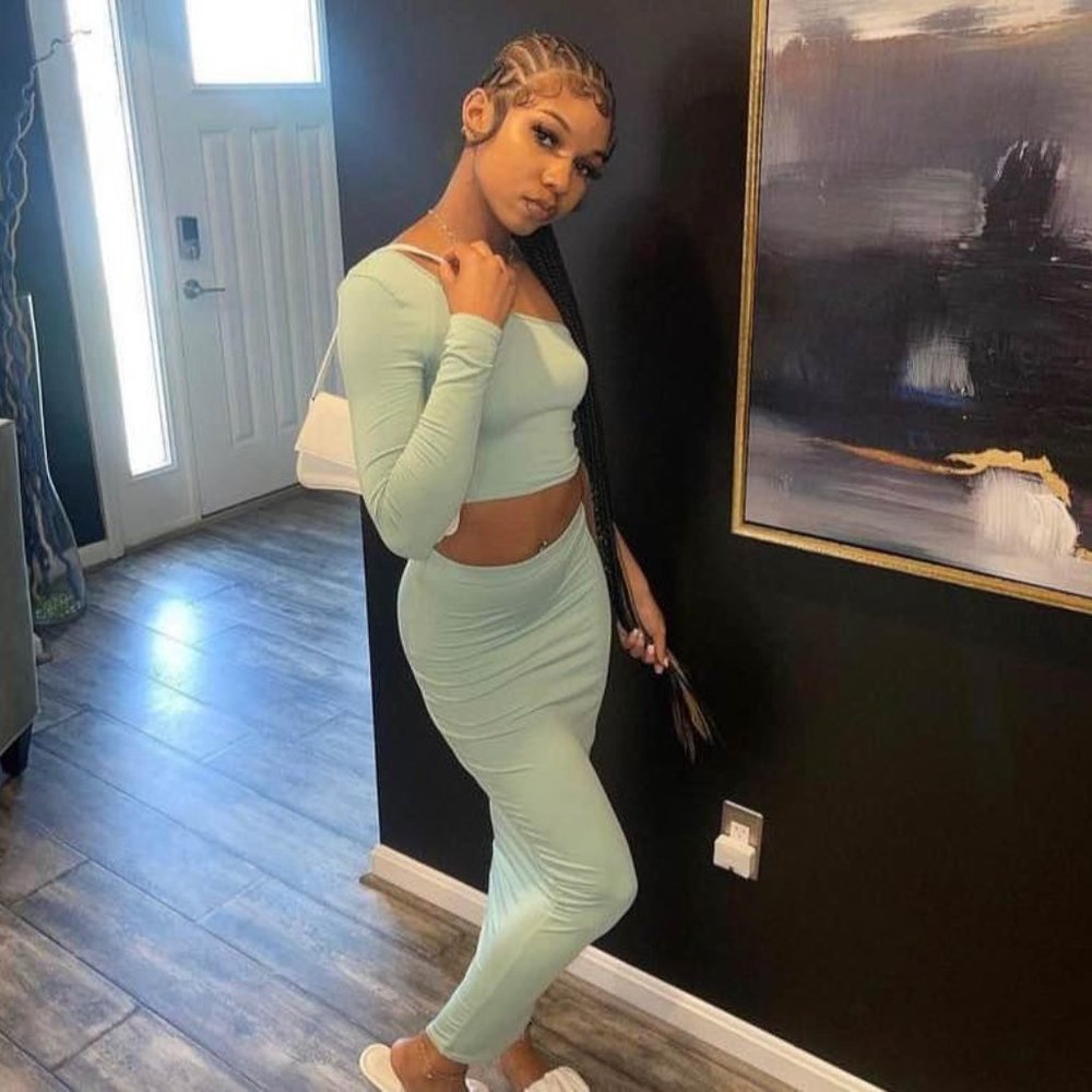 Turquoise 2 piece - Picture 2 of 2